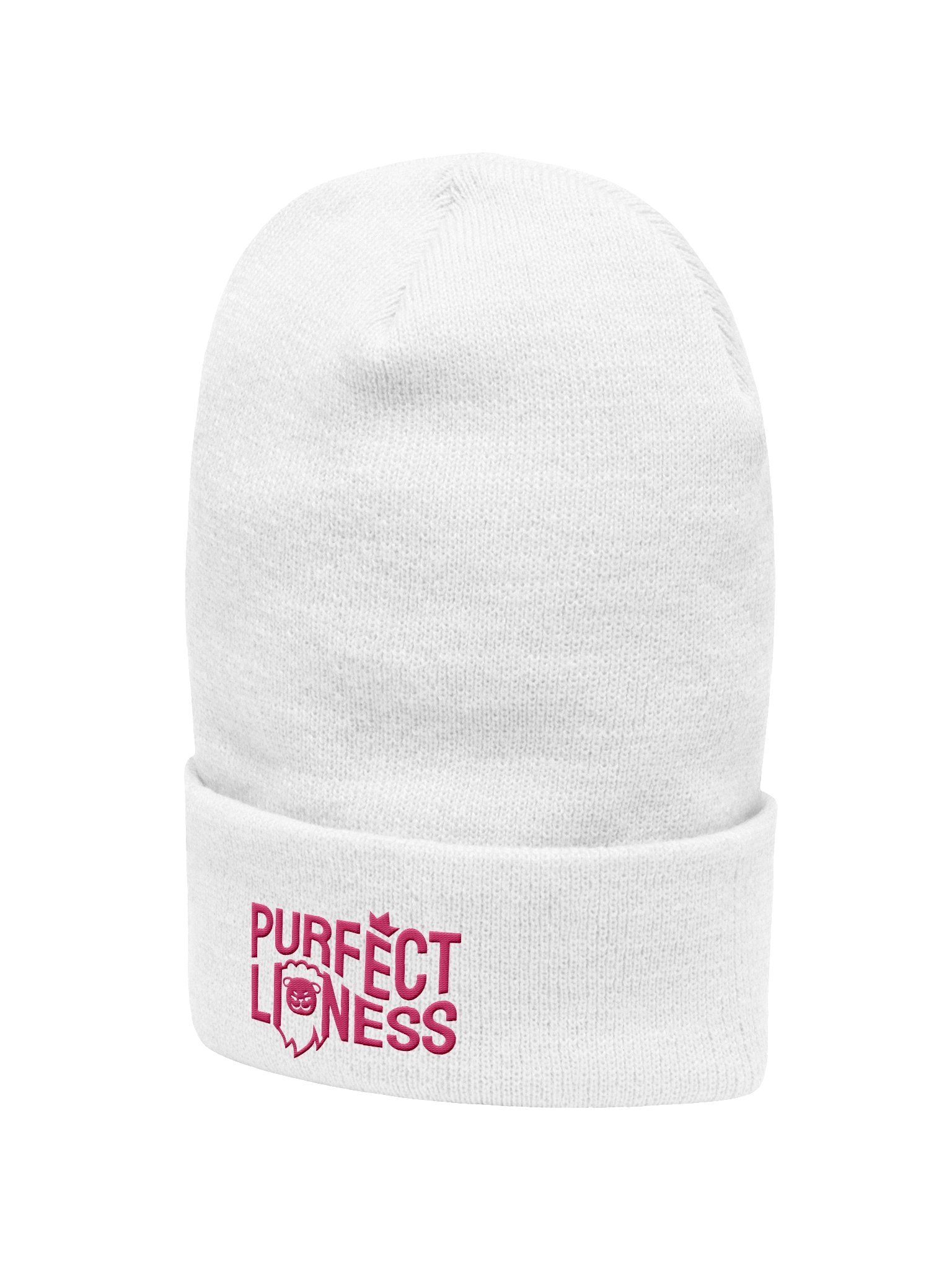 Cuffed Beanie White product image (2)