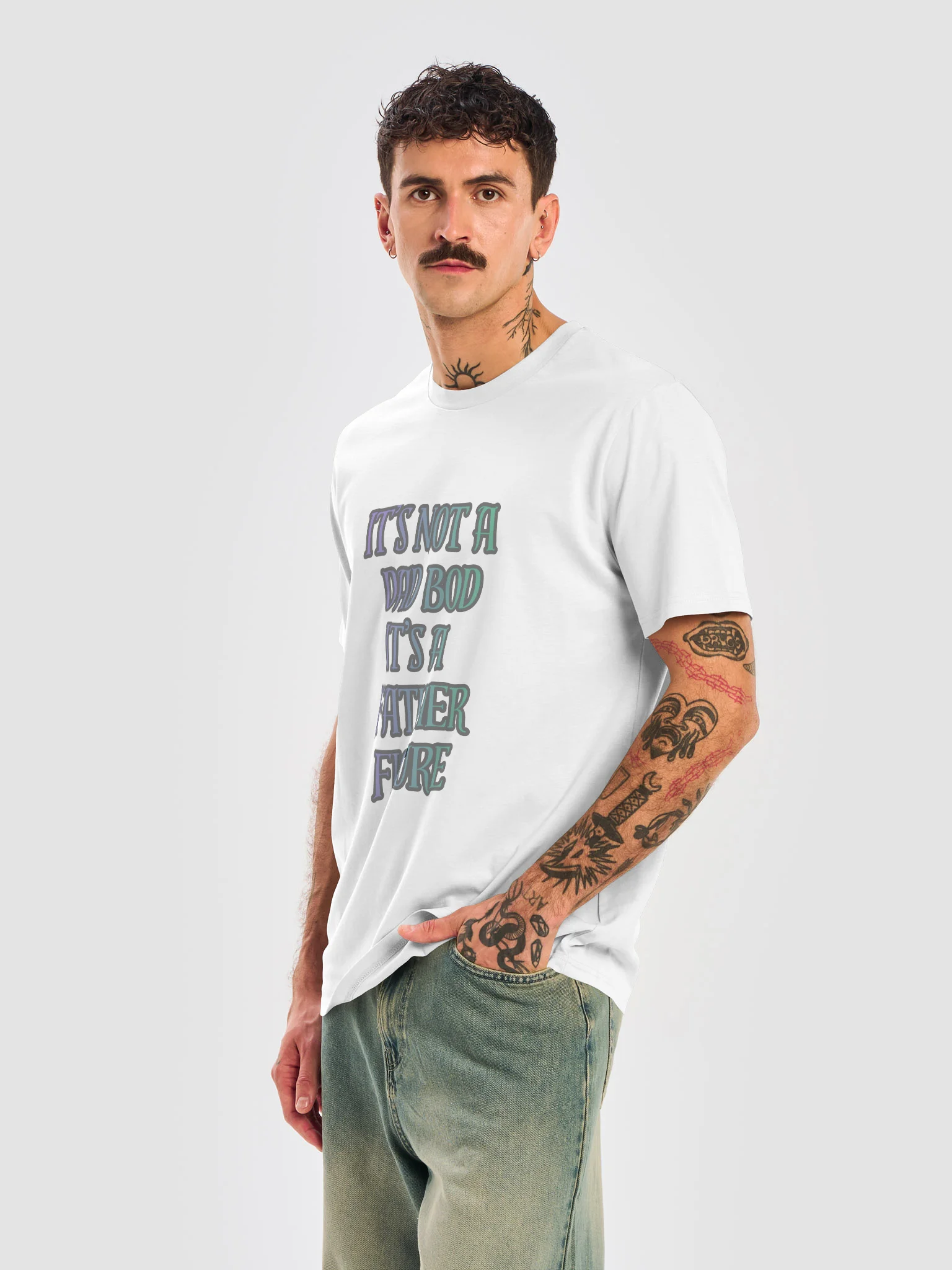 Father Figure Organic Cotton T-Shirt product image (38)