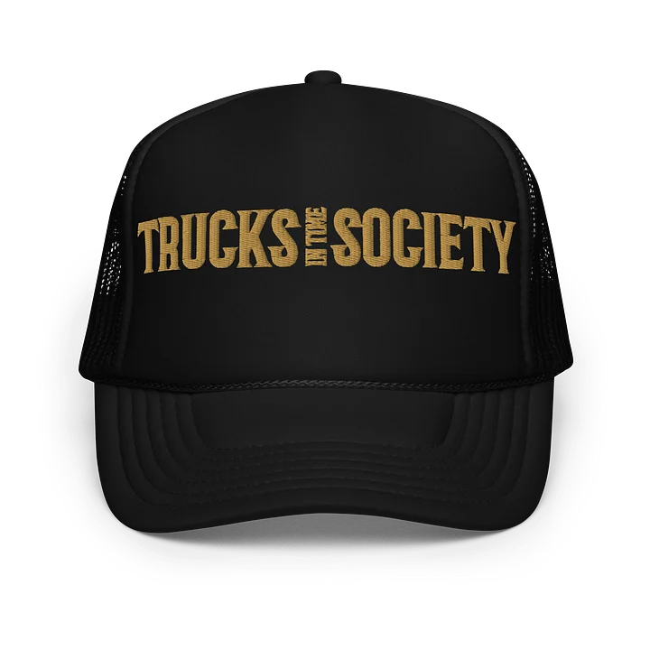 GOLD TITS LOGO Foam Trucker Hat product image (1)