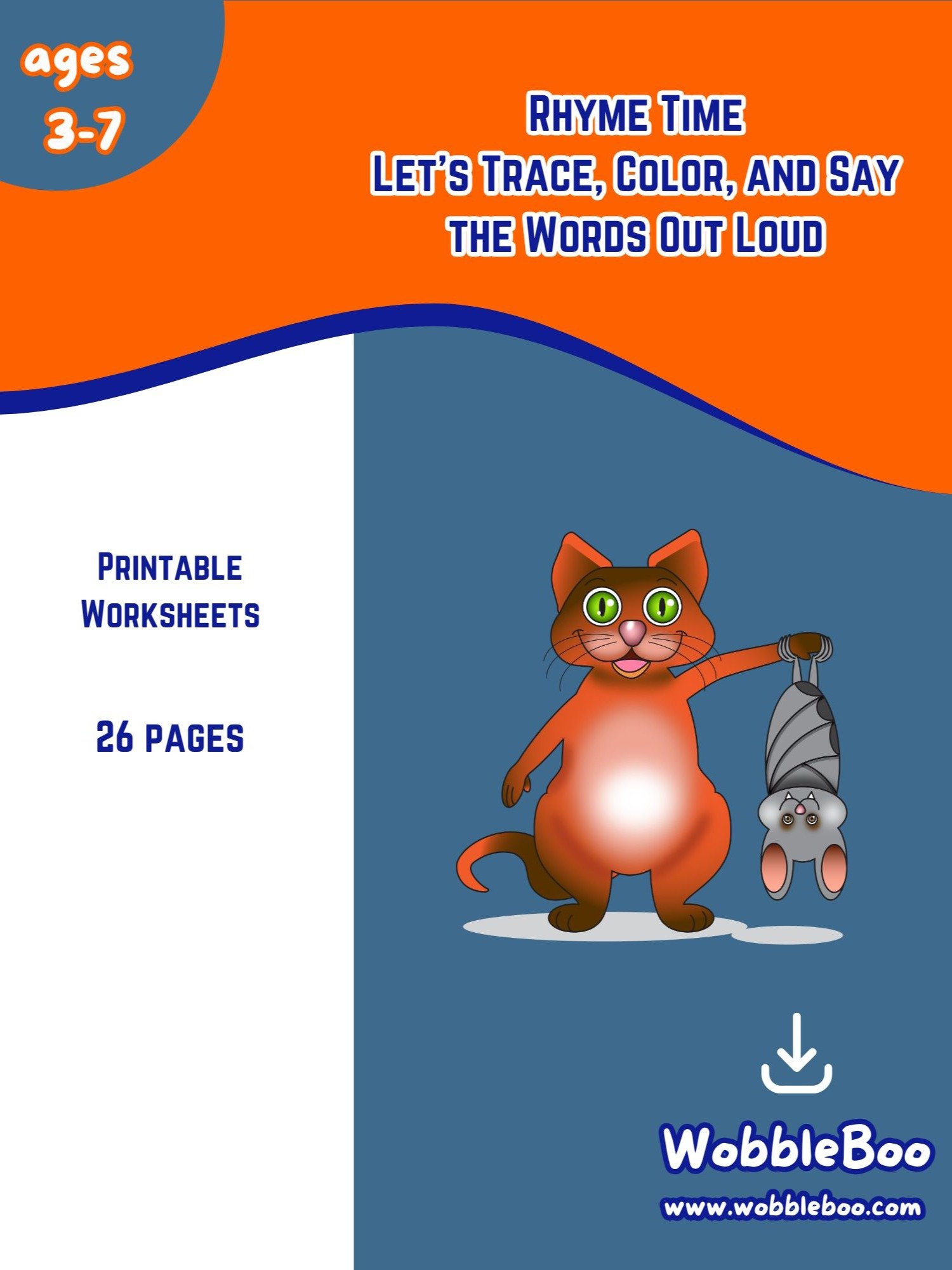 Rhyme Time Printable Worksheets product image (1)