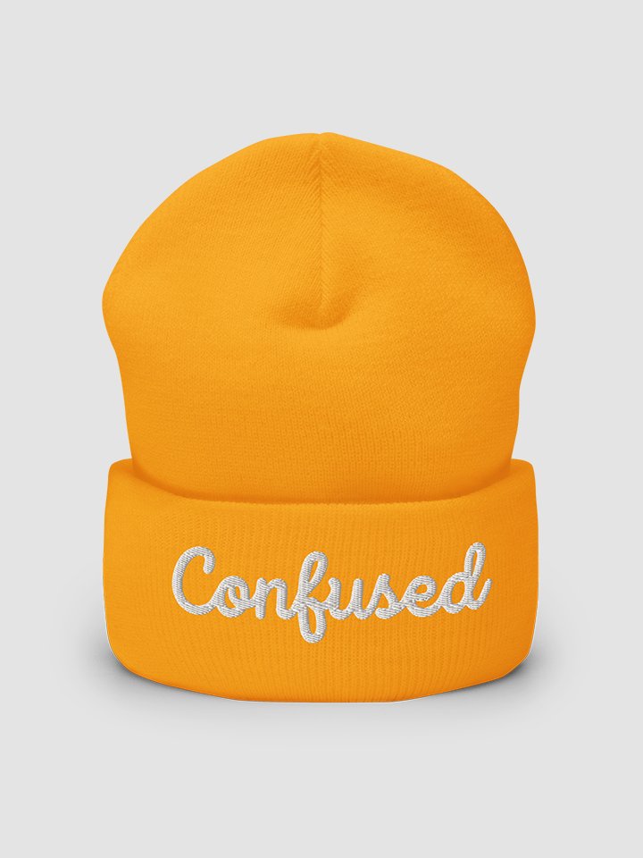 Confused Cuffed Beanie product image (2)