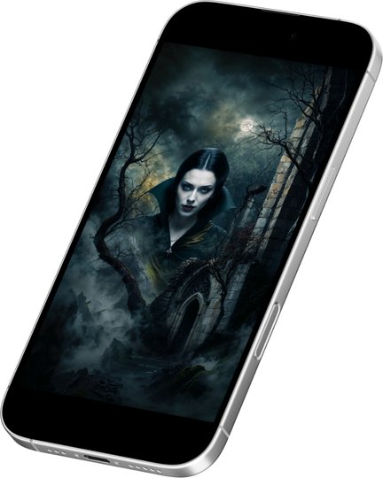 Gothic Gaze Phone Wallpaper product image (1)