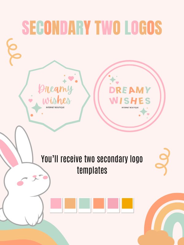 MRR & PLR Whimsical Logo Branding Bundle product image (7)
