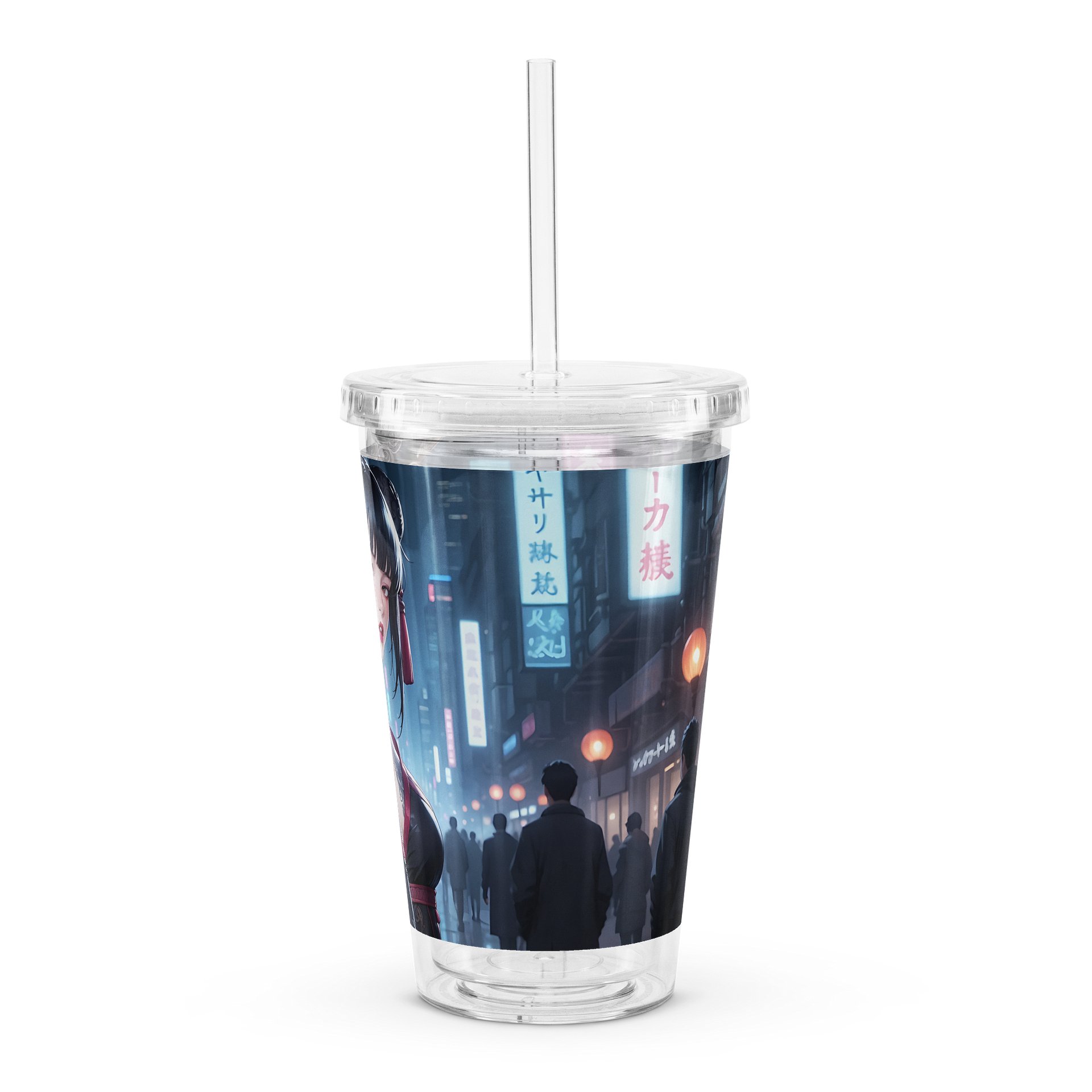 Lepus Ferox — Ancillina Sicaria — Double Wall Clear Plastic Tumbler (16 oz) product image (4)