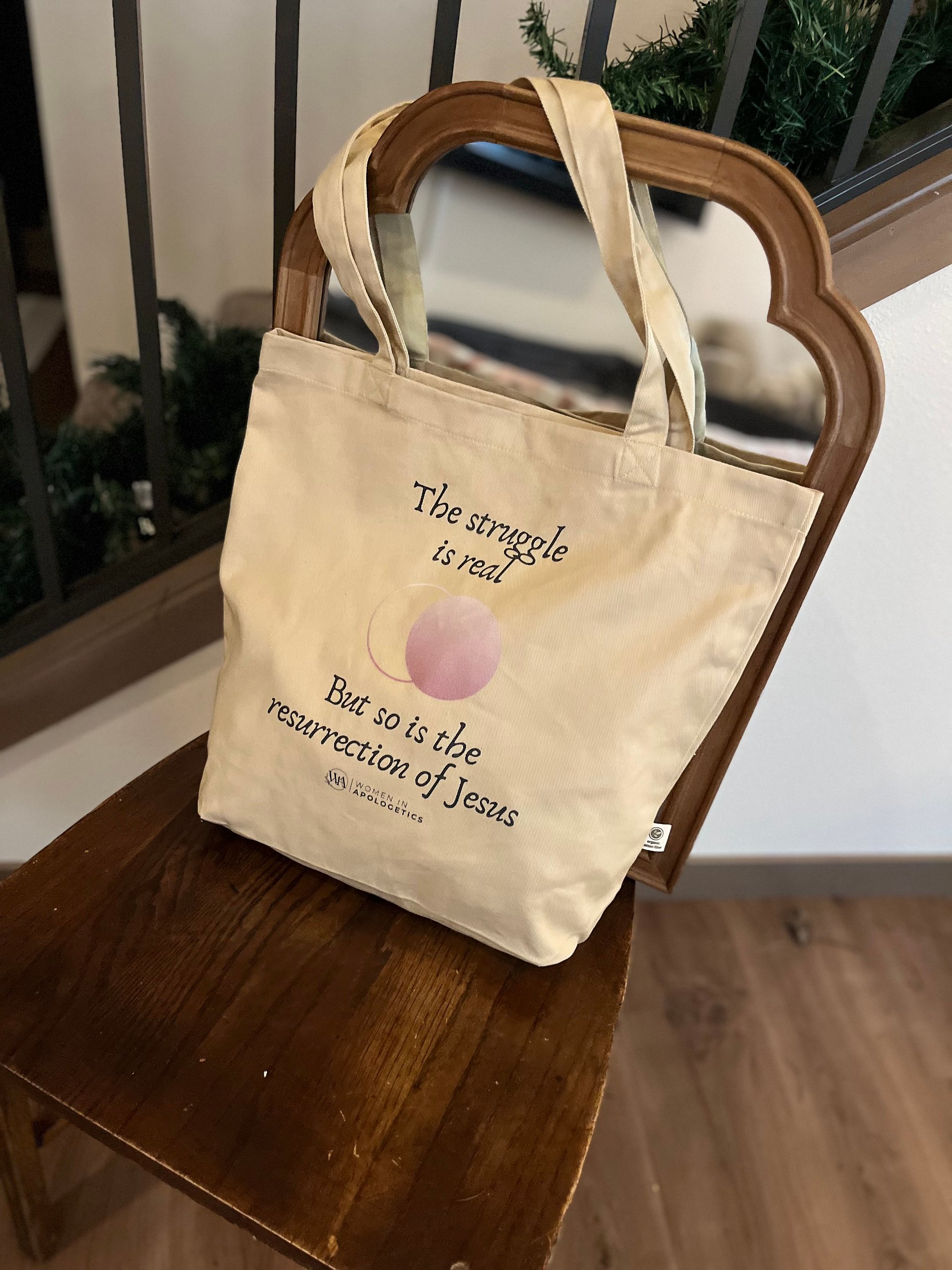 The Struggle Is Real, but So Is the Resurrection of Jesus Tote product image (1)