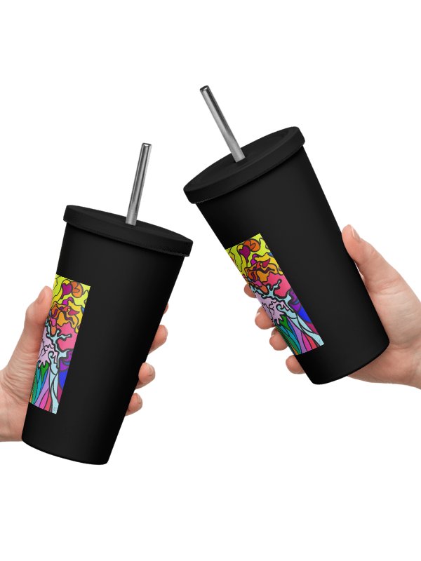Cosmic Swirl Insulated Tumbler - Wave at Sunset product image (19)