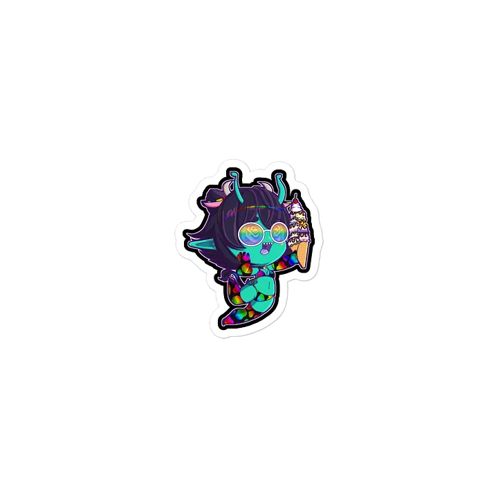I Scream Chibi Die-Cut Sticker Pride Edition product image (2)