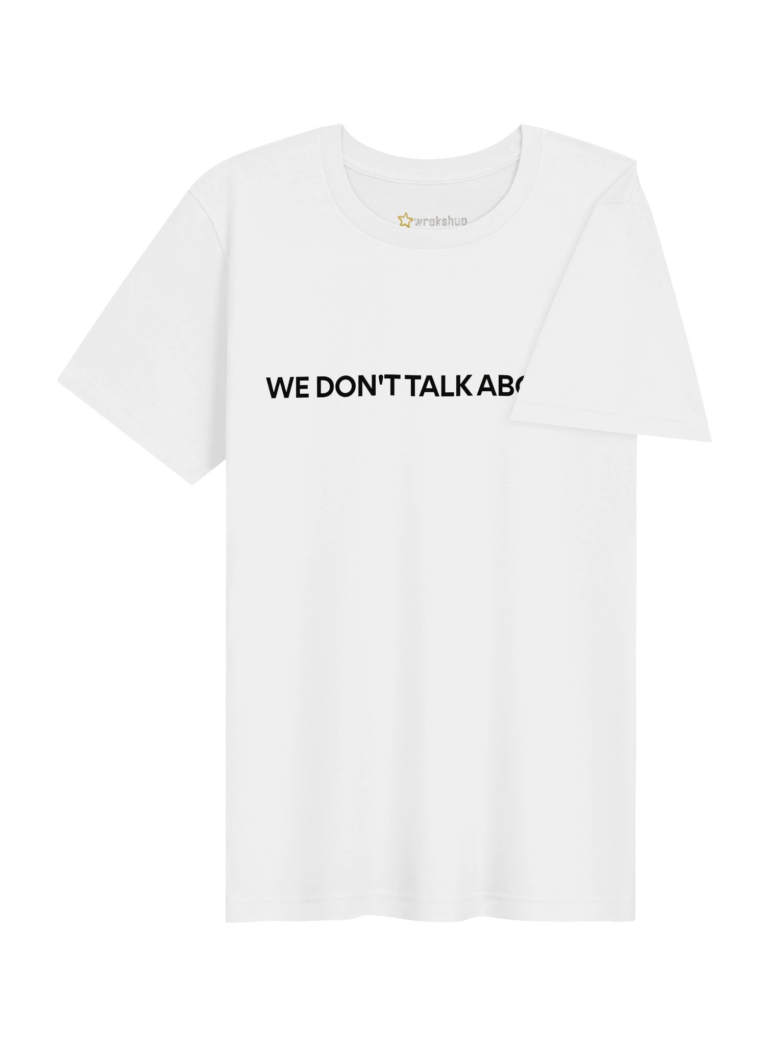 Minimal Blackout Tee - WHITE product image (4)