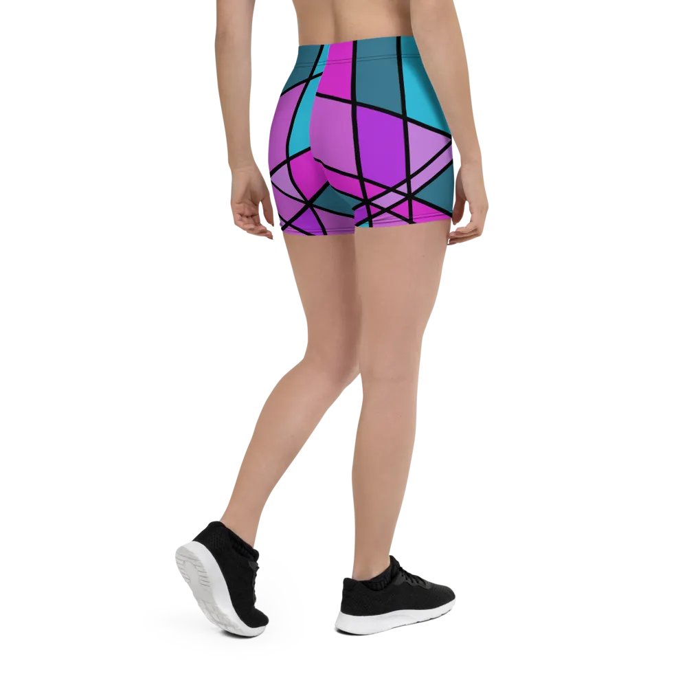 Modern Cool Multi-Colored Geometric Shorts product image (10)