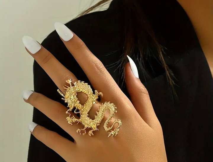 Dragon ring خاتم وعي عالي بالطاقات وحاسة حدس قوية product image (1)