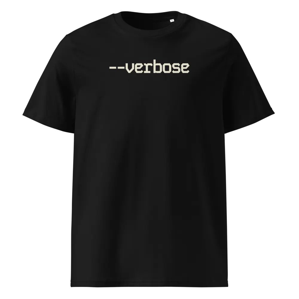 --verbose - Organic Cotton Tee product image (1)