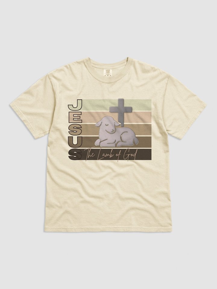Jesus The Lamb of God – Christian Gradient T-Shirt, Inspiring Faith-Based Apparel product image (8)