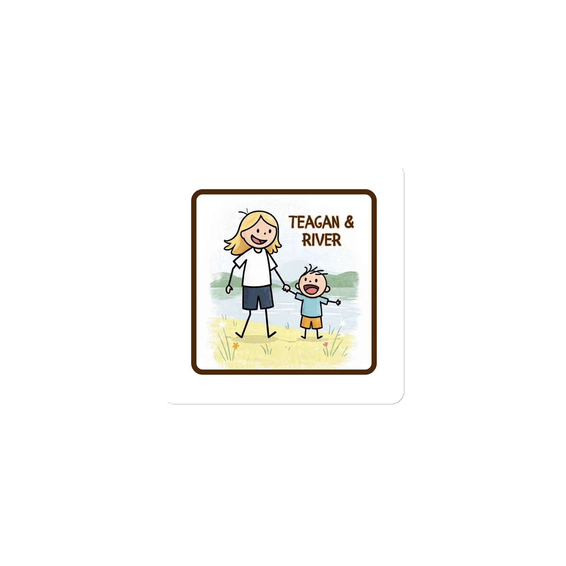 Teagan & River Die-Cut Magnet product image (1)