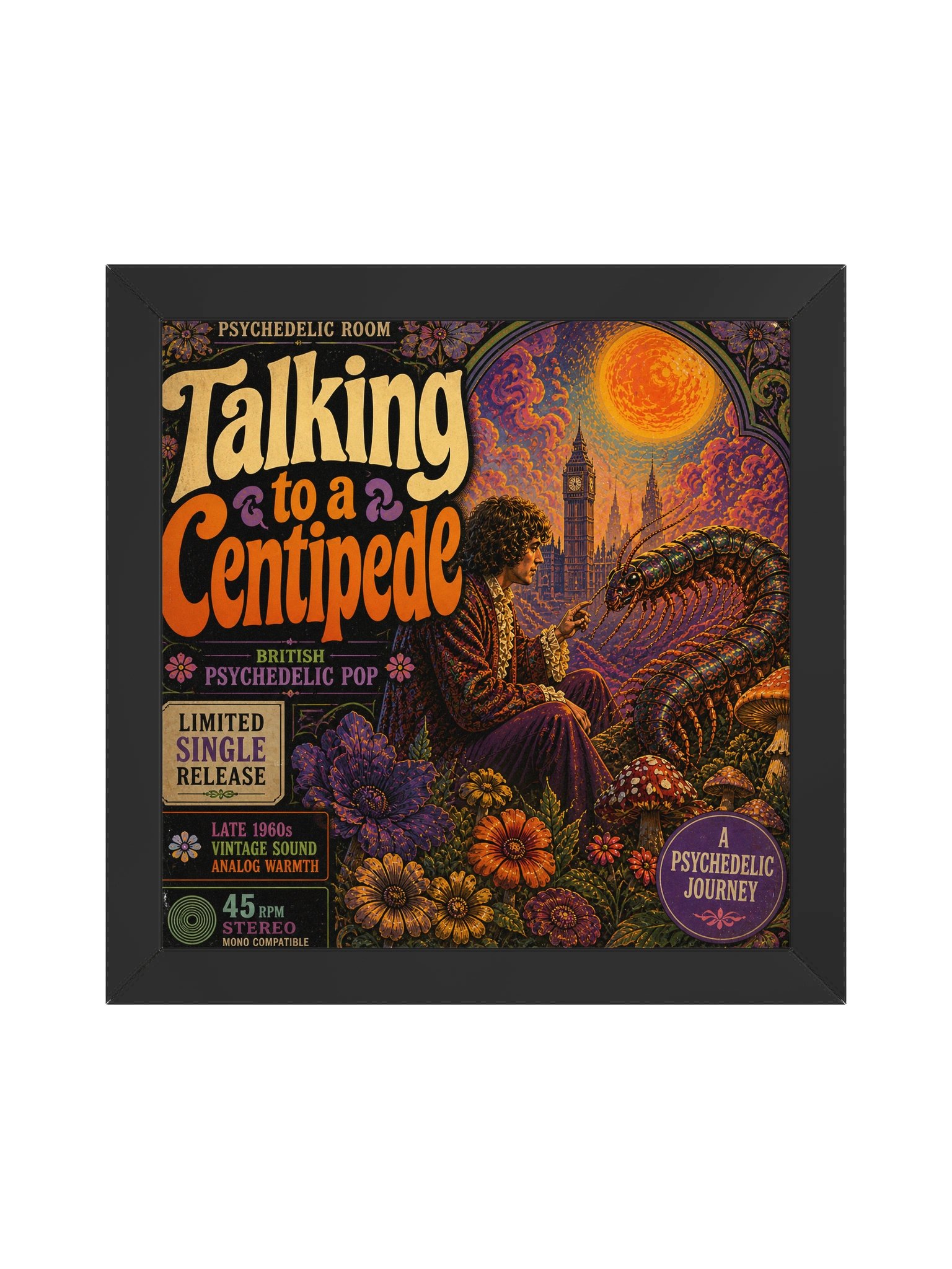 Talking to a Centipede (Framed Print) product image (2)