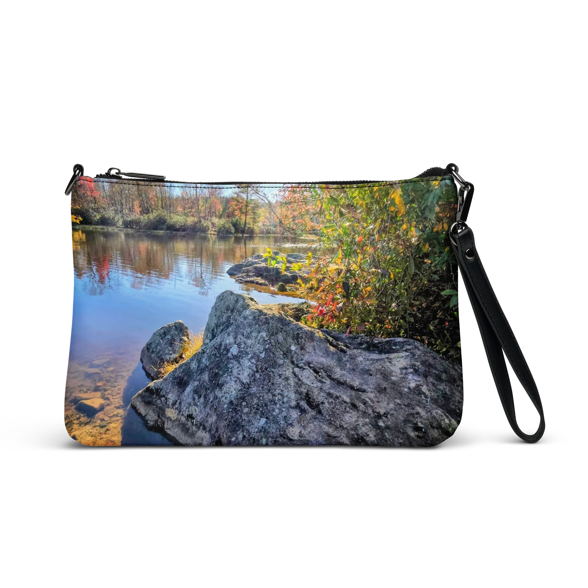 Autumn River Reflections Crossbody Bag product image (1)