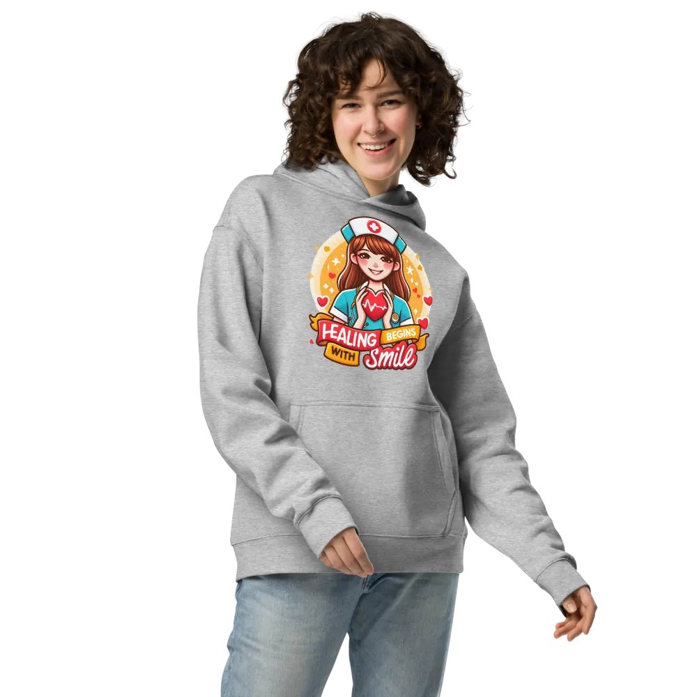 Smile of Healing Oversized Hoodie product image (33)