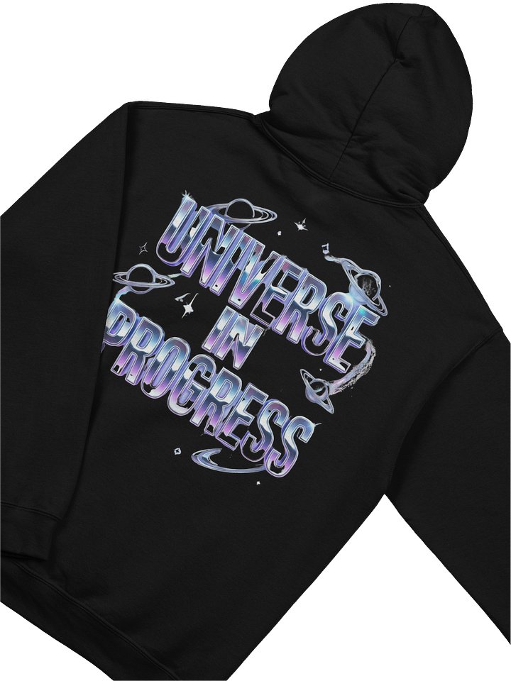 Universe In Progress – Chrome Cosmic Hoodie product image (1)