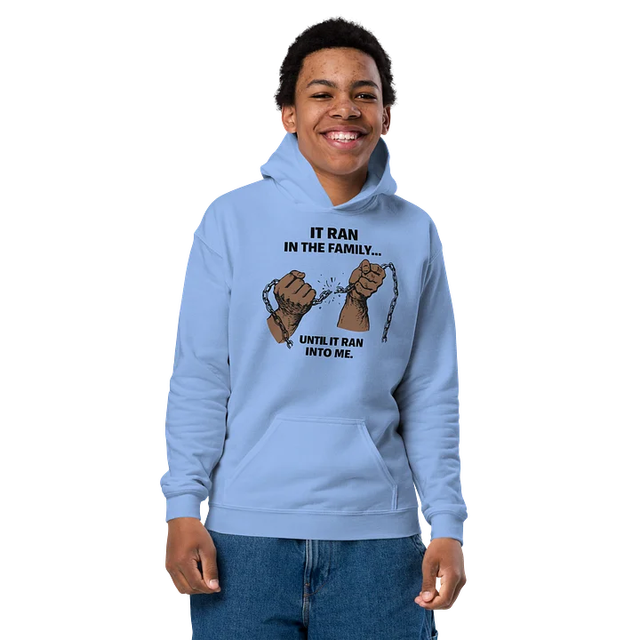 It Ran Into Me Hoodie for Kids From The Generational Shift Collection. Redefining Legacy product image (2)