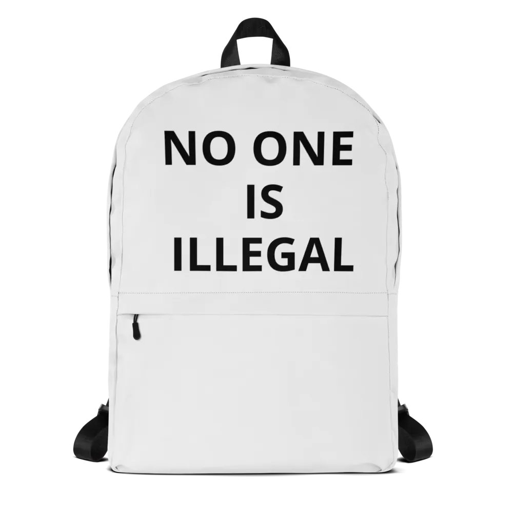 Pris - No One Is Illegal- back pack product image (1)