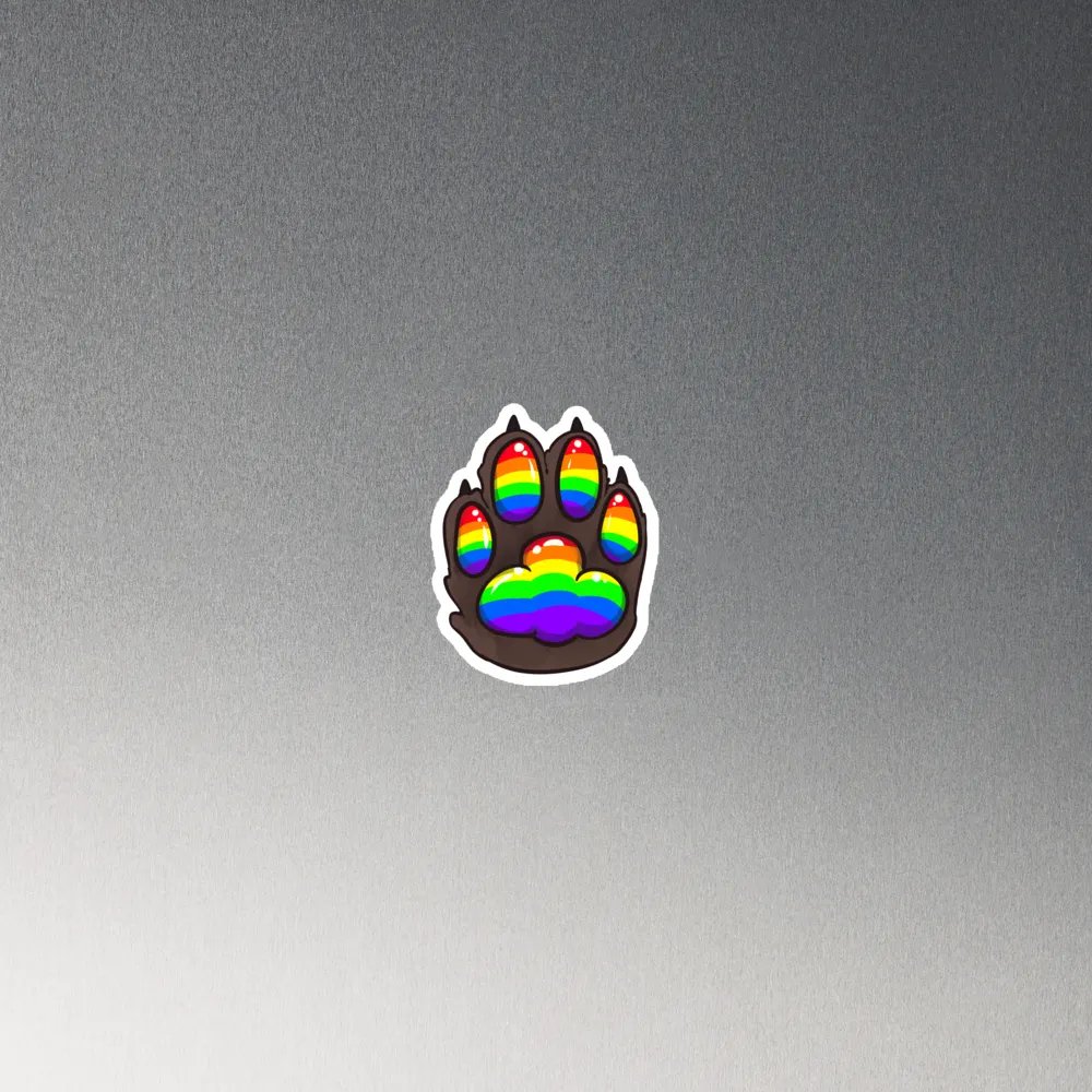Pride Paw Magnet product image (4)