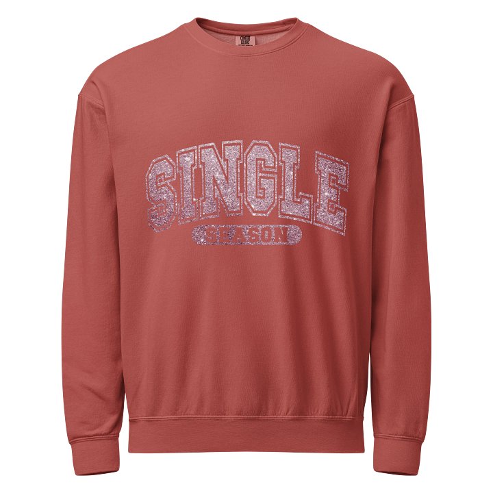 SINGLE SEASON Glittery Crewneck Sweatshirt product image (1)