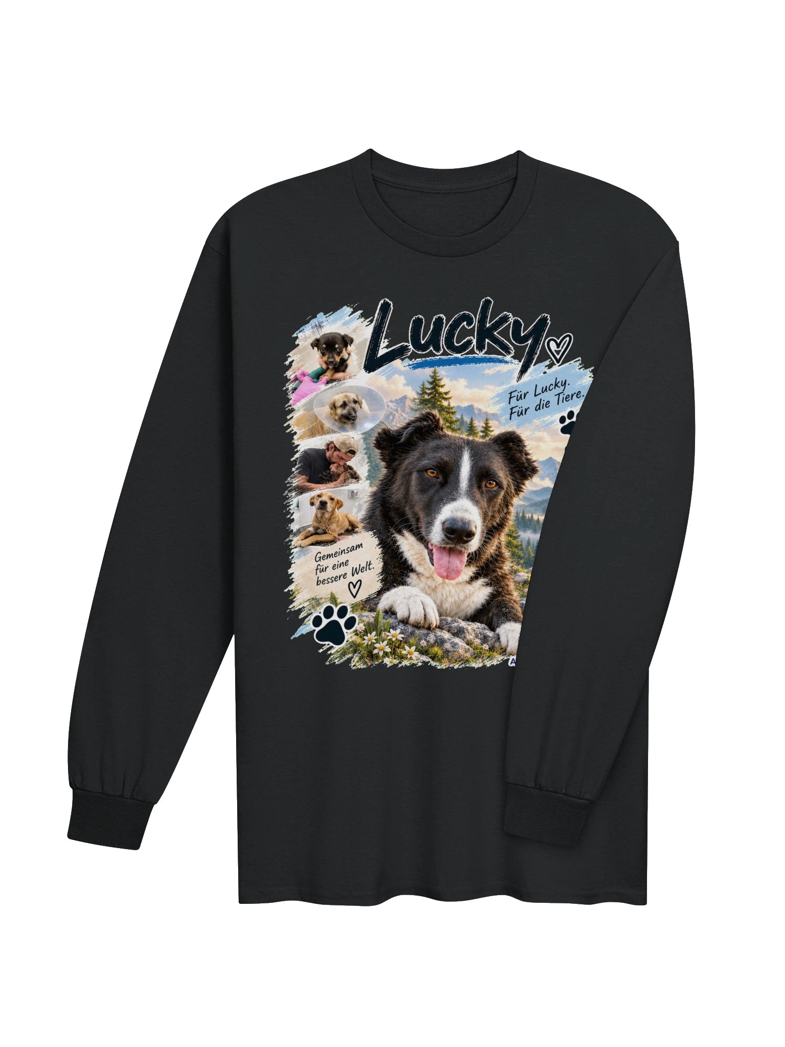 Lucky – Für Lucky. Für die Tiere. Rescue Long Sleeve product image (9)