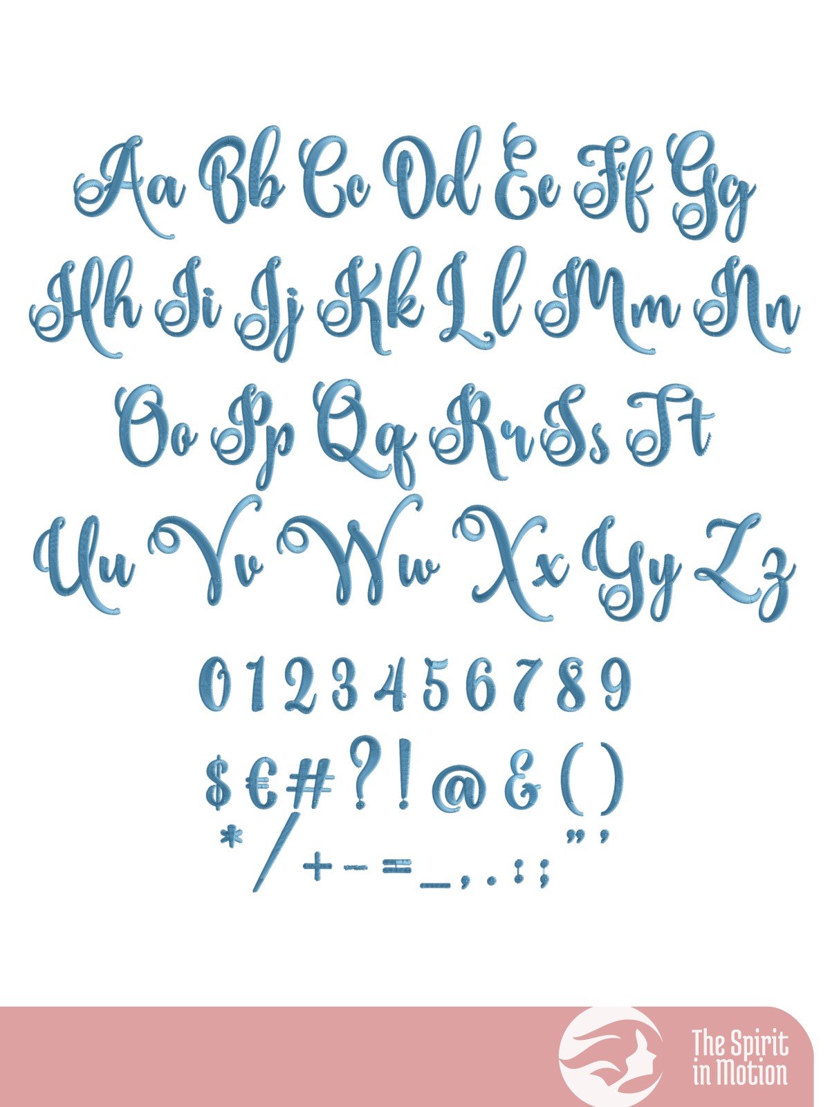 Ardilla Script Embroidery Font product image (2)