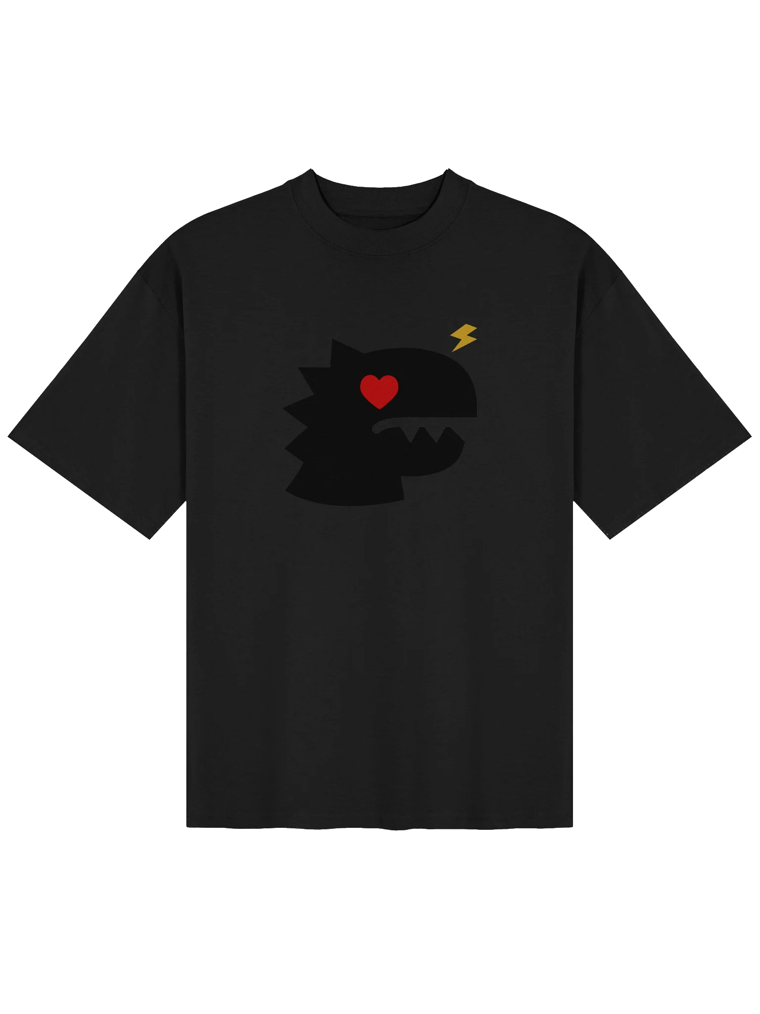 FMB ∣ HEART DINO Oversized Tee Black Edition product image (1)