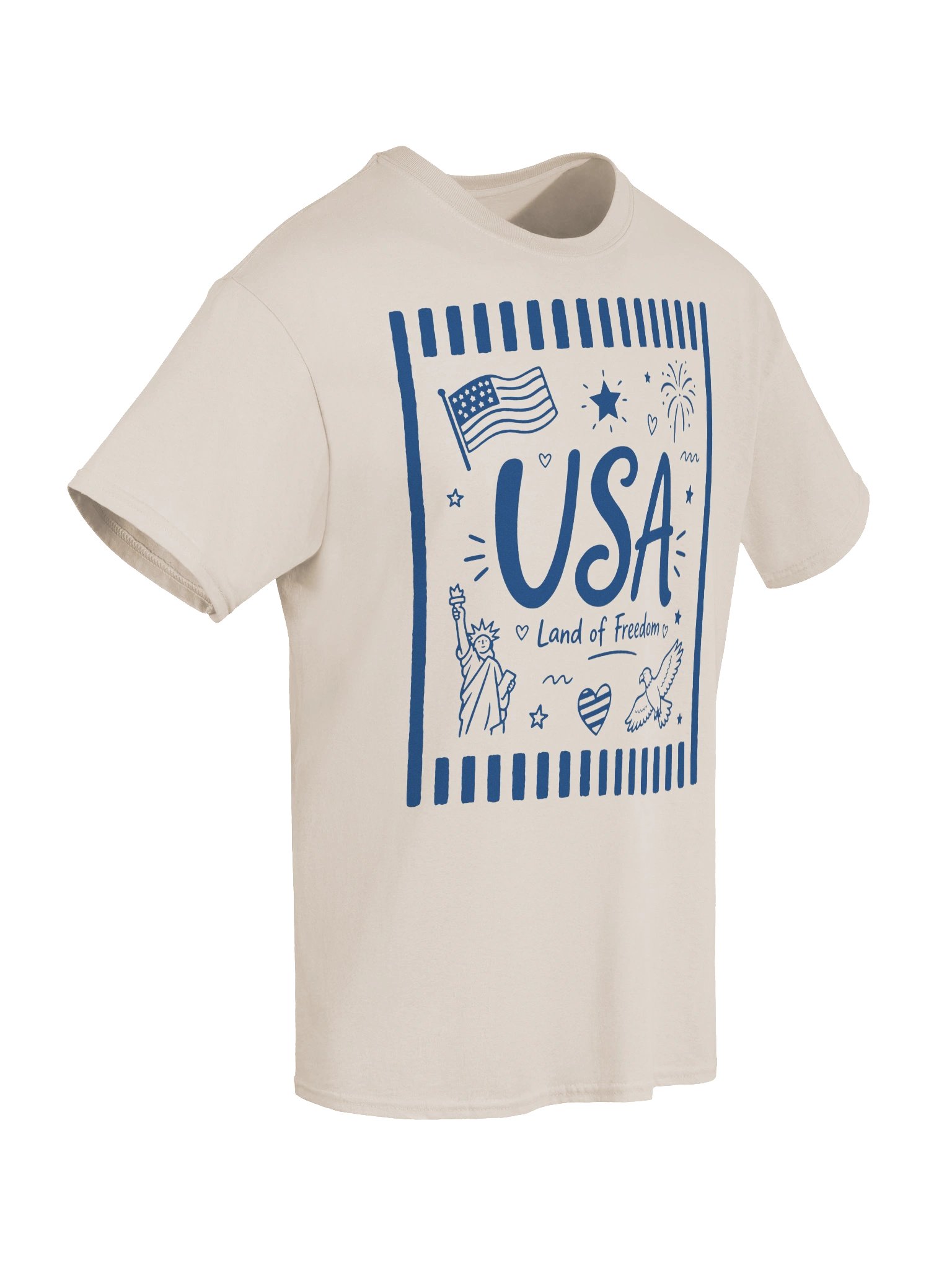 USA Land of Freedom Patriotic Tee product image (46)