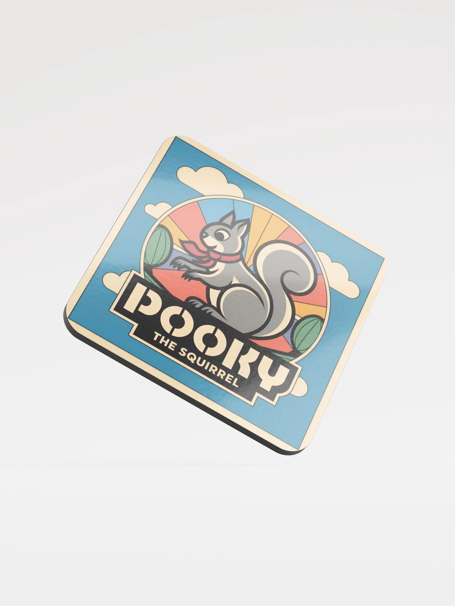 Durable HQ Coaster: Pooky The Squirrel product image (1)