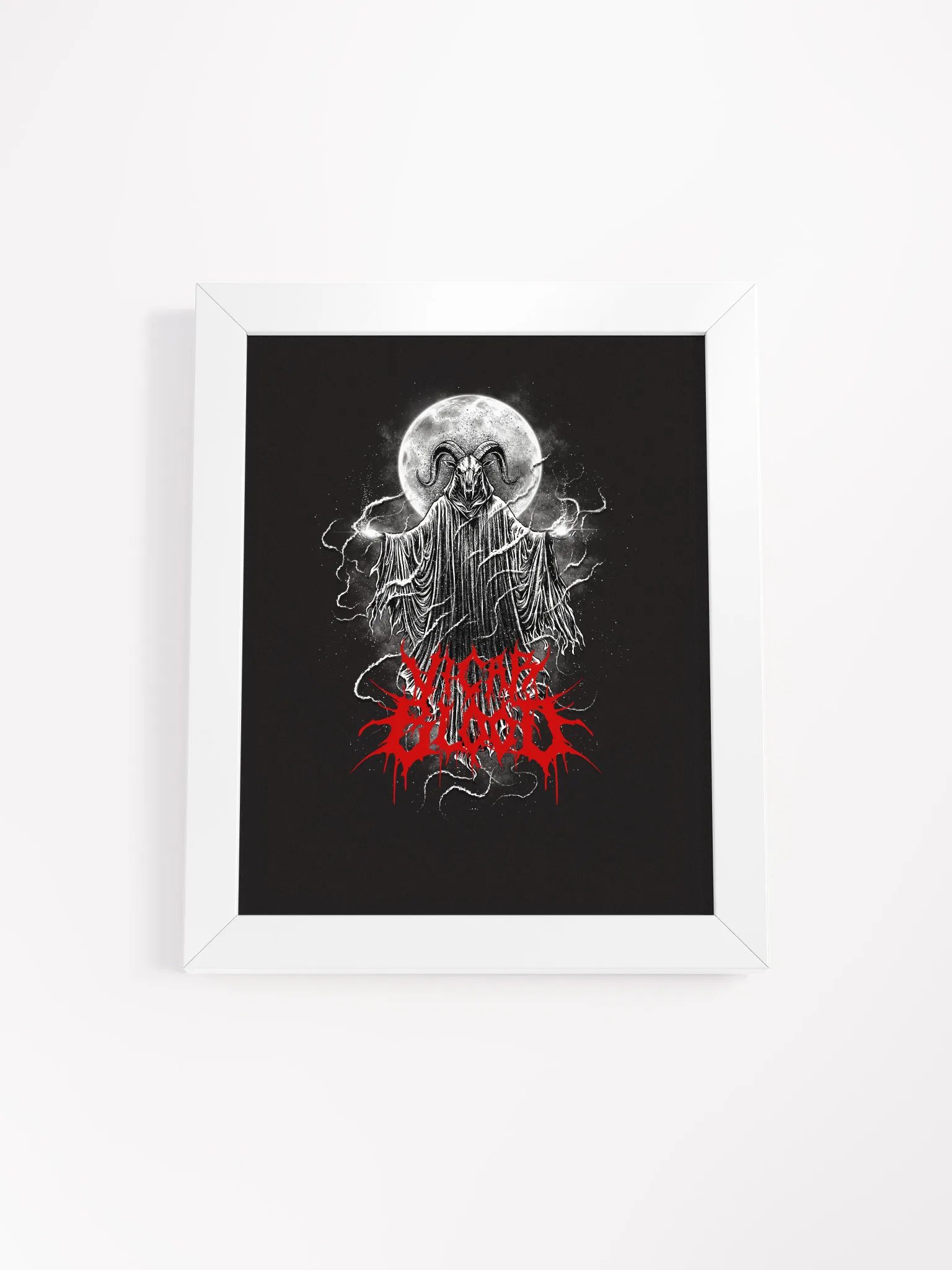 Horned Beast Framed Artwork product image (1)
