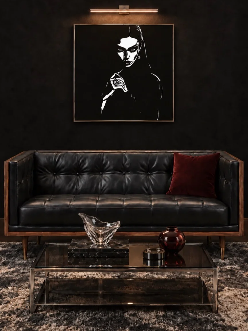 Empress of Shadows Wallart - Canvas Wallart - Gothic wallart