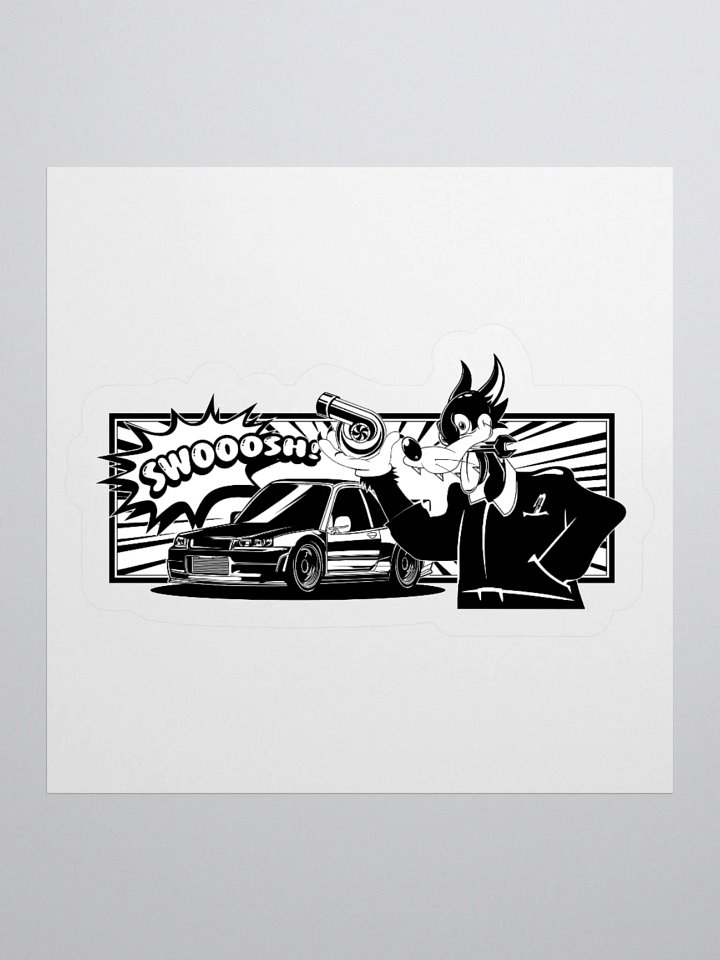 Swirl Toon Figure Swooosh Sticker product image (1)