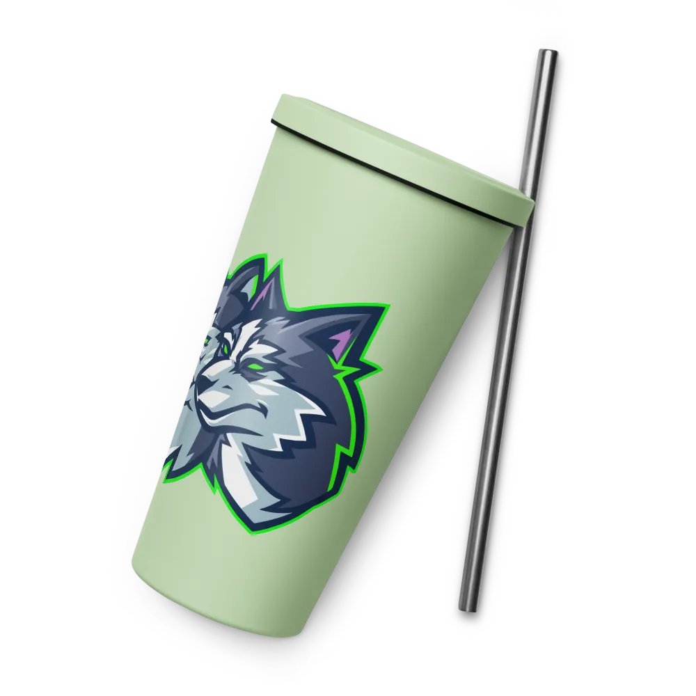 4 Dogs Tumbler with straw! product image (8)