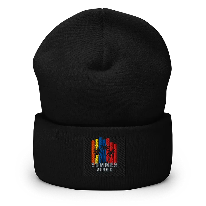 Summer Vibes Palm Tree Beanie product image (1)