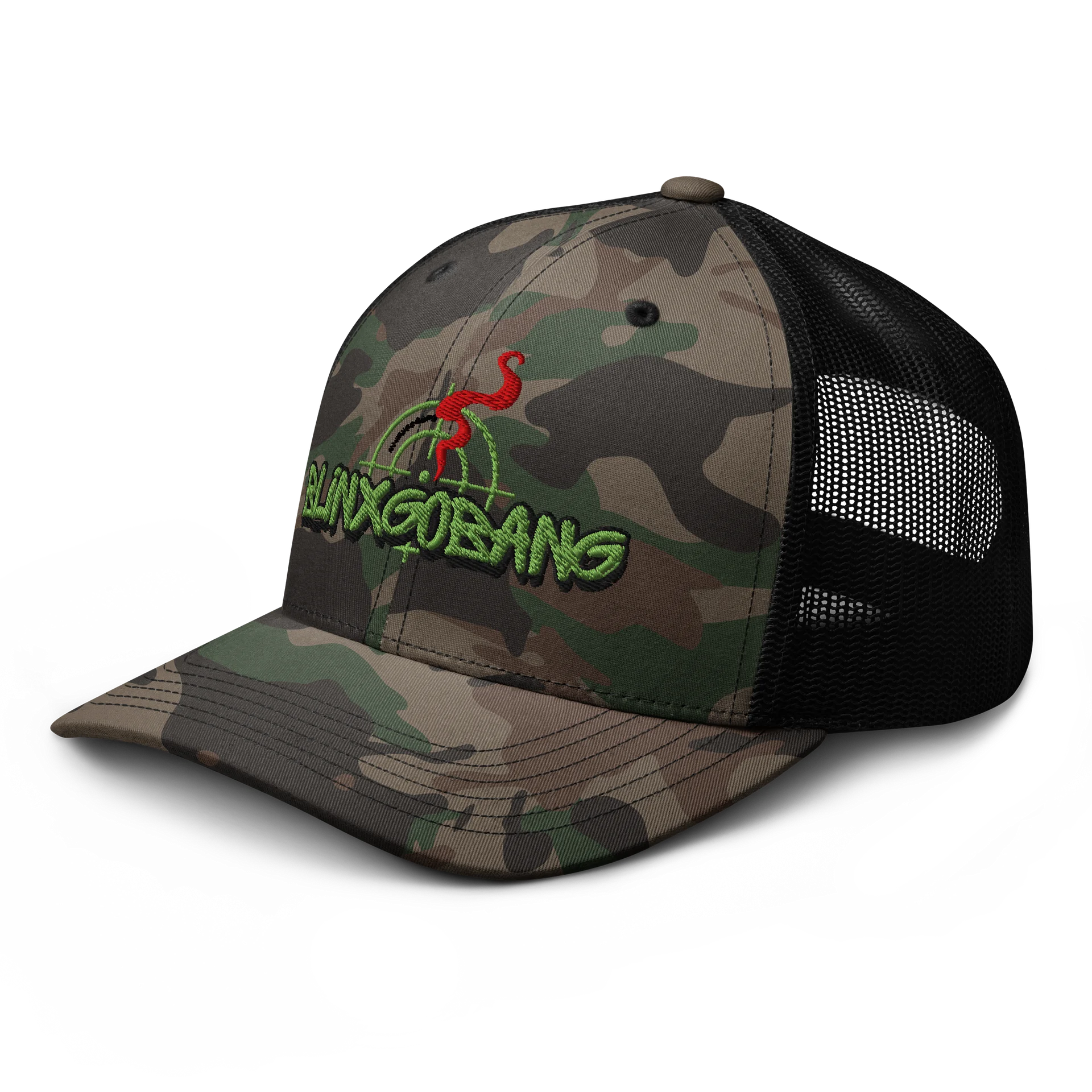 BlinxGoBang Graffiti Camo Trucker Hat product image (6)