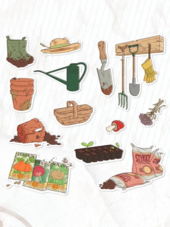 Garden Props - STICKER SET product image (1)