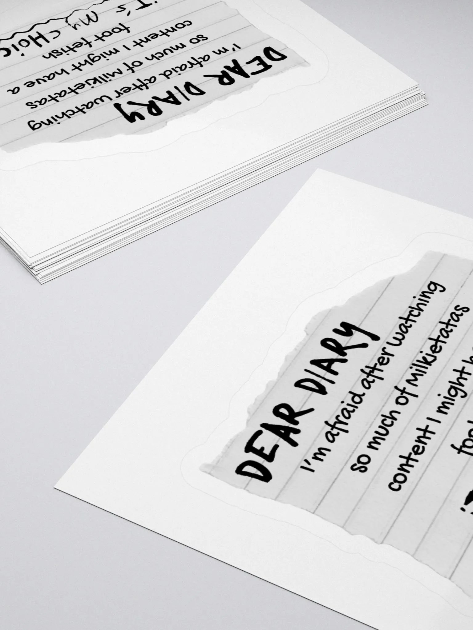 "DEAR DIARY" Sticker product image (10)