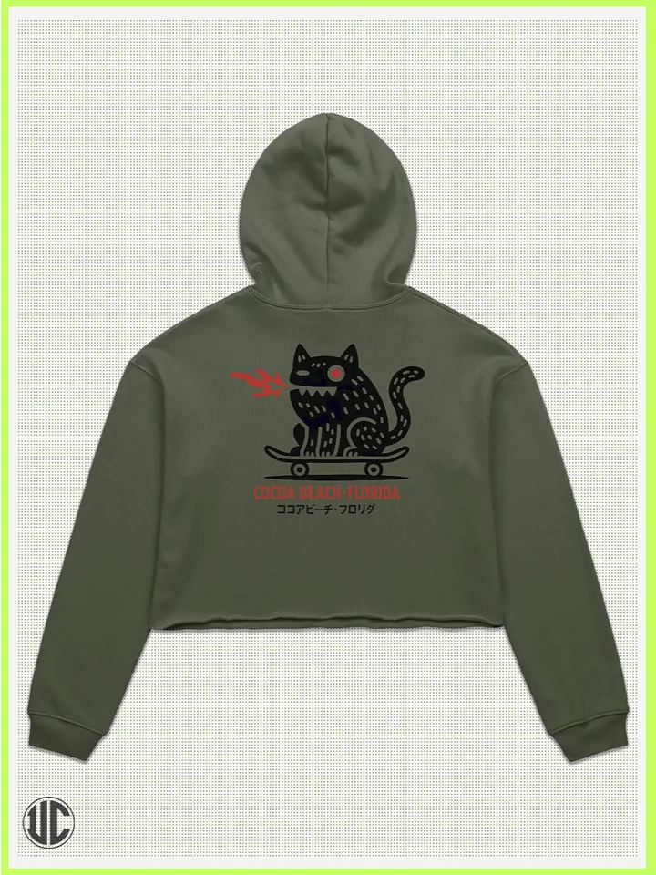 UnkoCon – Cocoa Beach FL Skater Crop Hoodie product image (1)