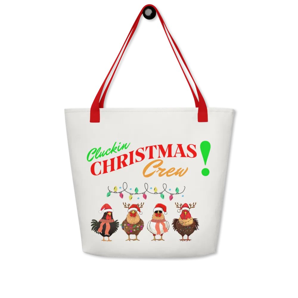Chicken Christmas Crew Tote product image (3)
