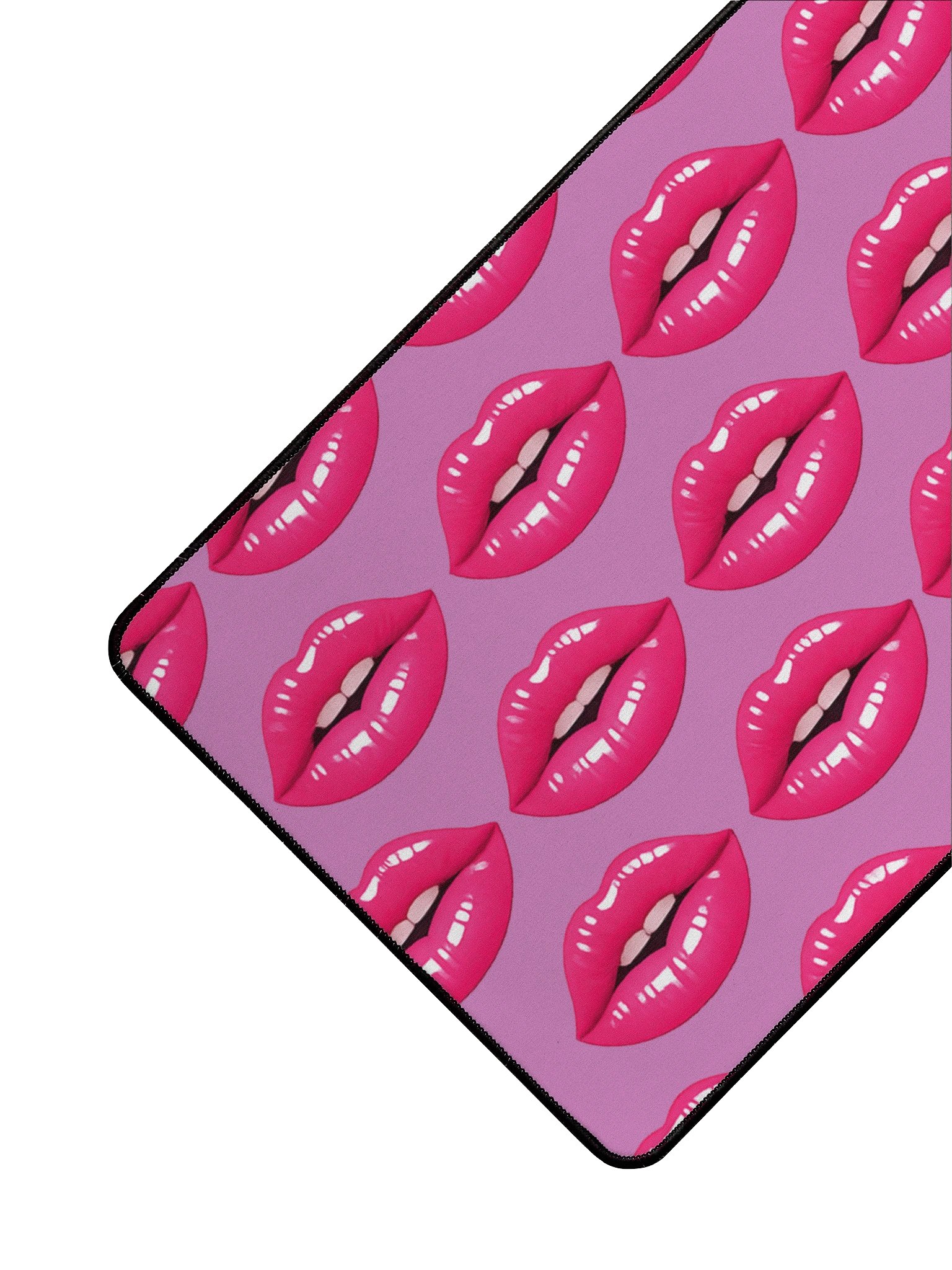 Pink Lips Large Mouse Pad by AdrenRush product image (3)