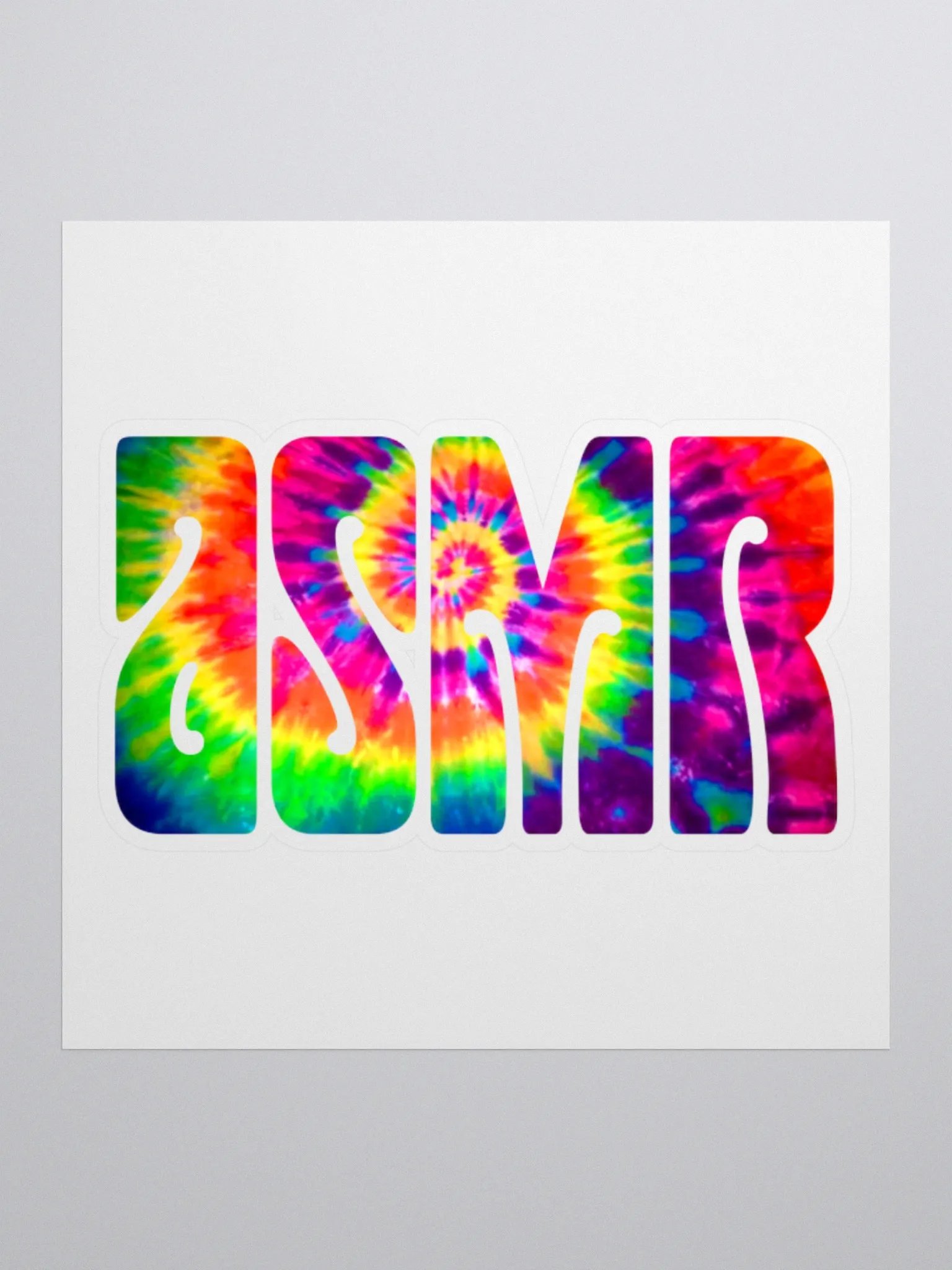 ASMR Tie Dye / Sticker product image (1)
