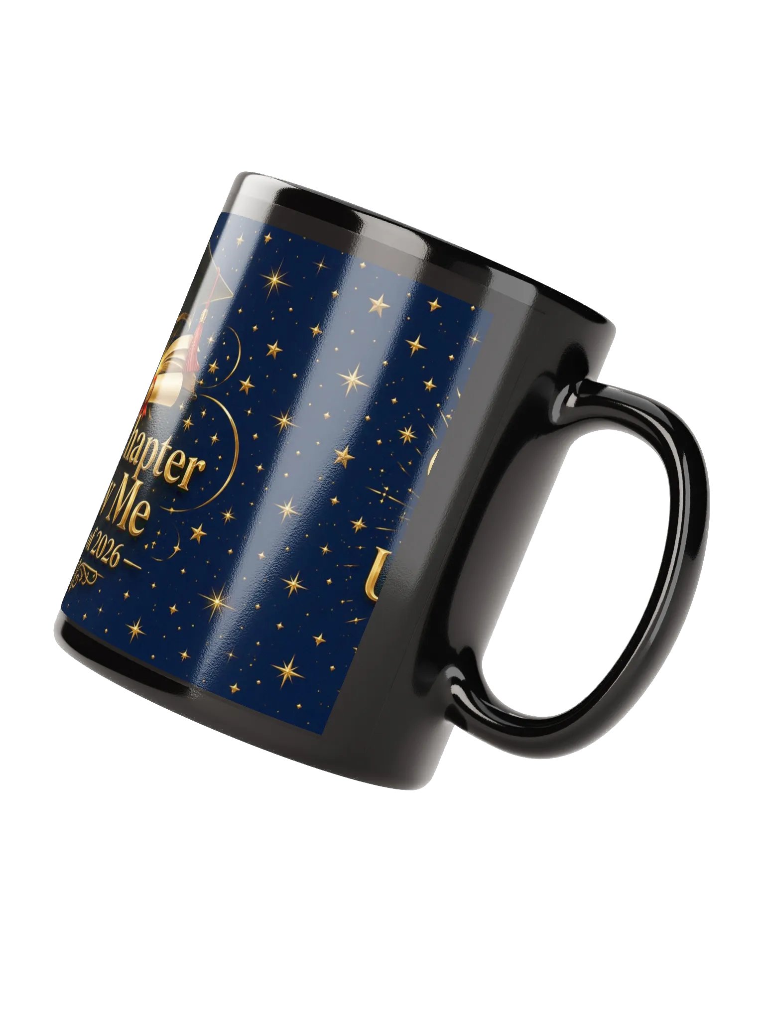 New Chapter, New Me — Black Glossy Graduation Mug 11oz product image (10)