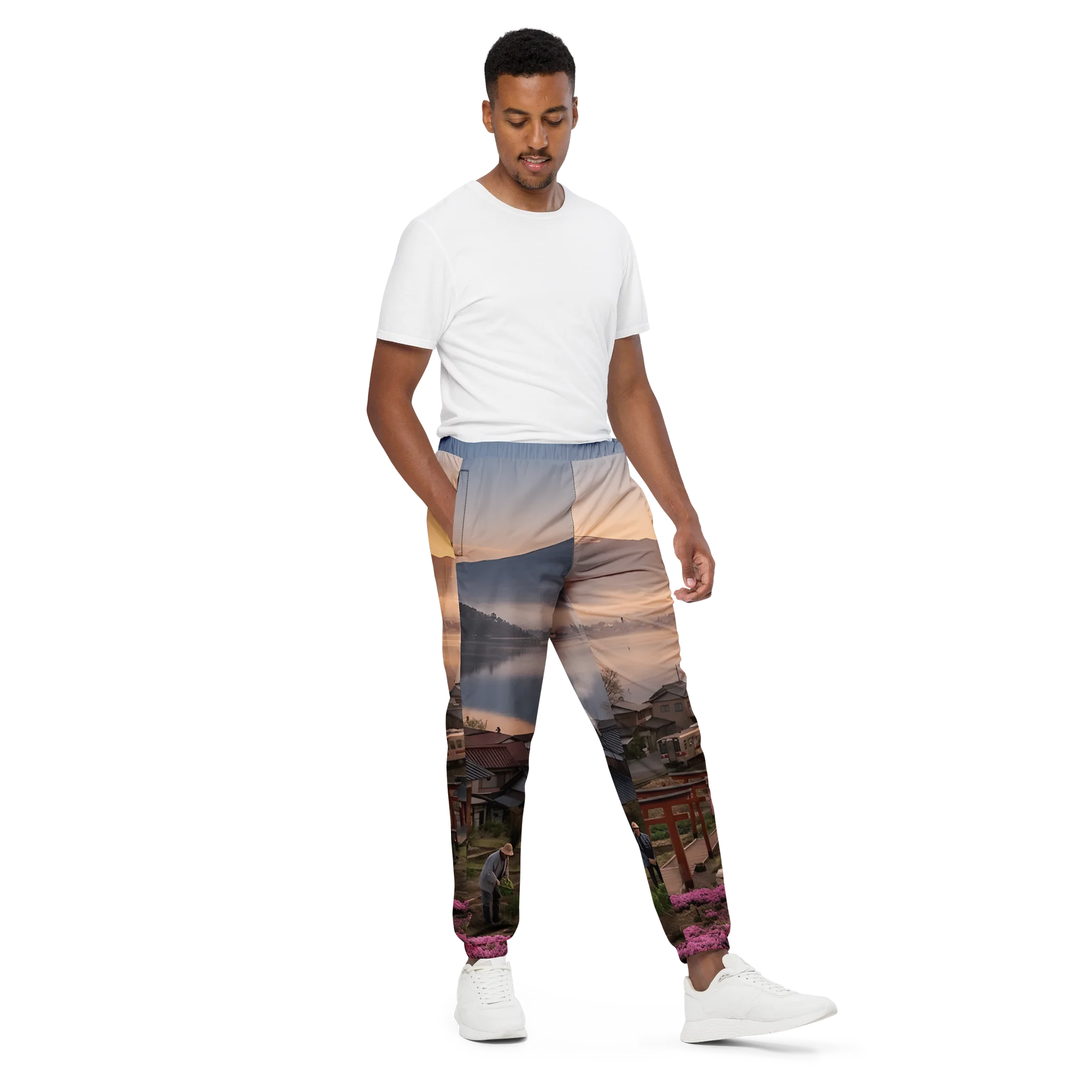 Mount Fuji Unisex Track Pants | Water-Resistant Streetwear product image (5)