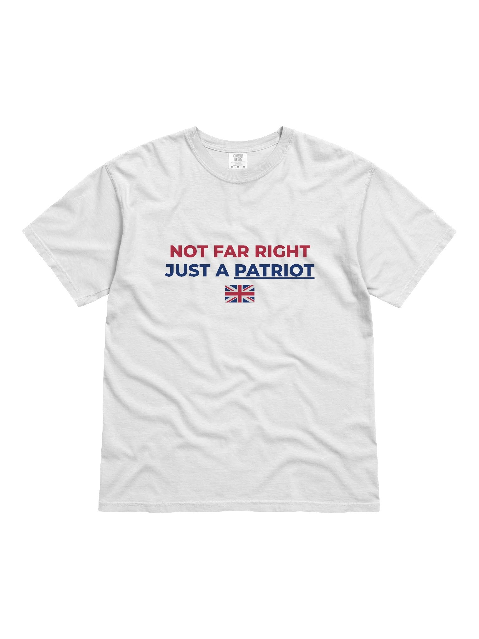 “Not Far Right, Just a Patriot” Black Tee product image (11)