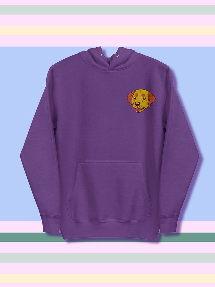 Cheerful Labrador Retriever Pup Unisex Hoodie product image (1)
