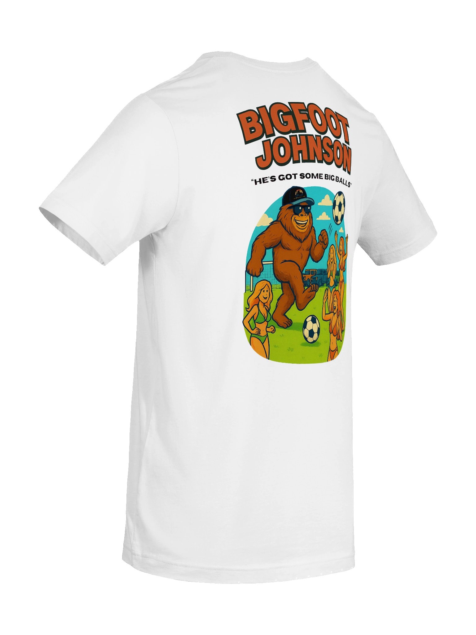 Bigfoot Johnson Big Balls Tee (White) product image (10)