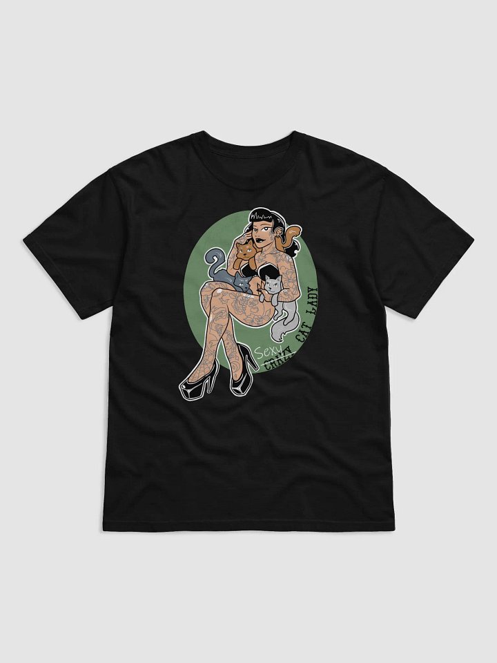 Crazy Kat Lady Cotton Tee product image (1)