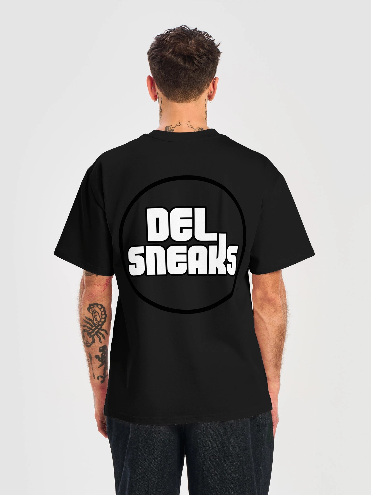 F&B Circular Logo Oversized T-Shirt Black product image (6)