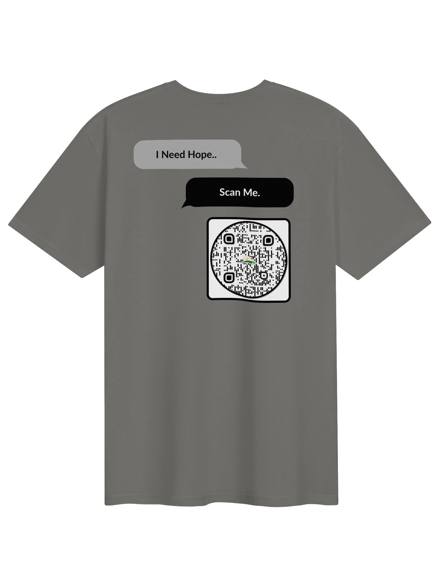 “I Need Hope…” QR Code T-Shirt product image (2)